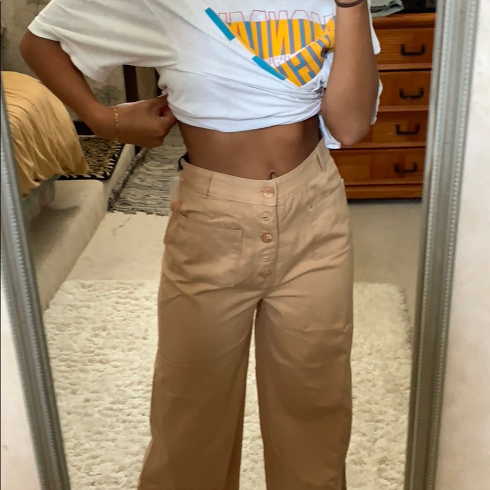 Wide legs amuse pants